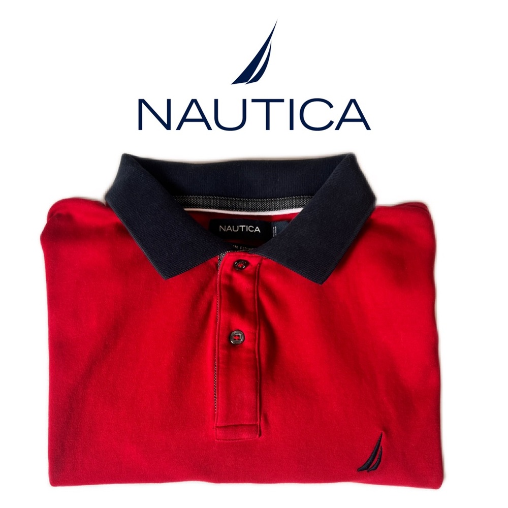 Nautica Mens Classic Fit Deck Polo